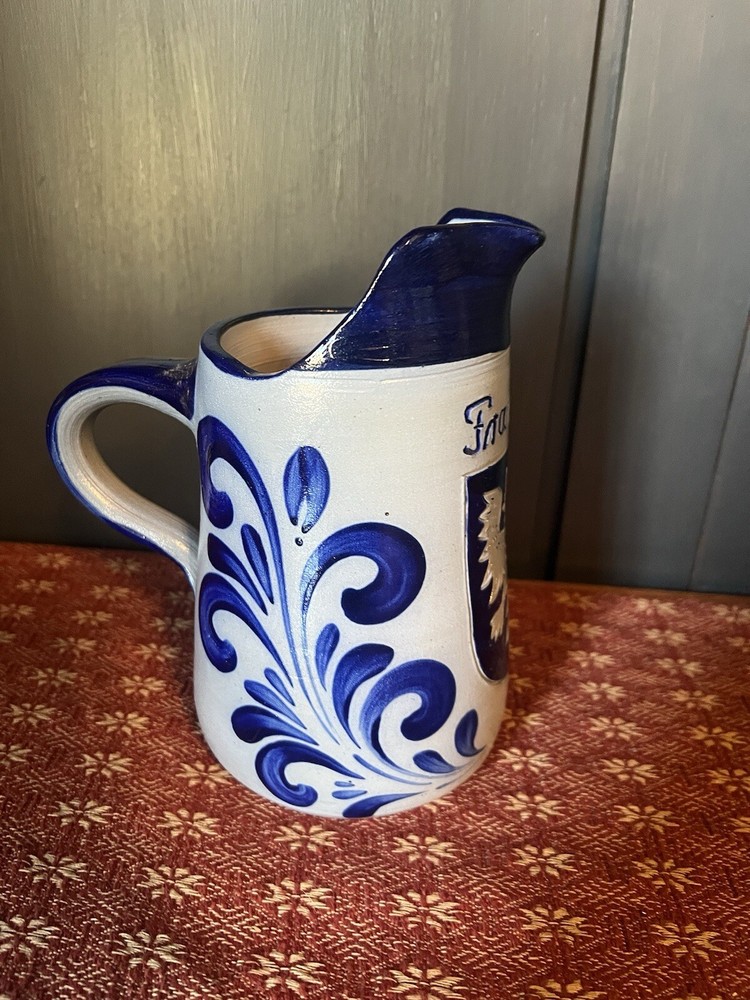 Frankfurt Germany Stoneware Pitcher