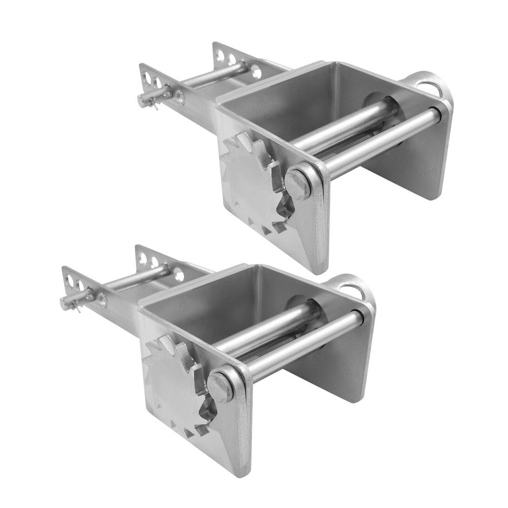 2-Pack Heavy-Duty Trailer Stake Pocket Winch for Safe Cargo Loading
