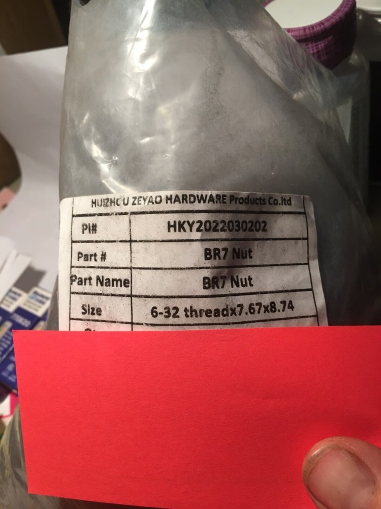 6-32 PLAIN HEX (small pattern) NUTS BLACK OXIDE ALLOY STEEL - 100 pcs