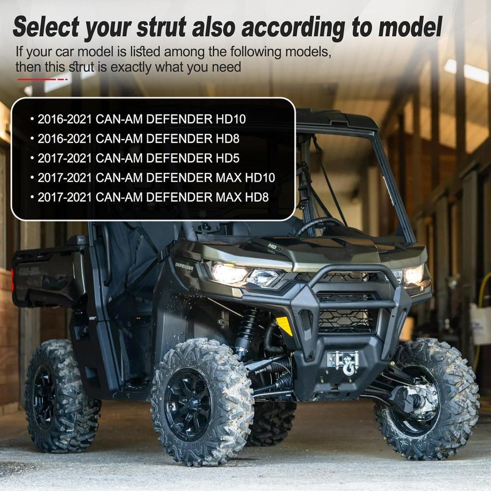 Vepagoo Windshield Front Window Struts Can-Am Defender Hd10 2016-2021, Shock for