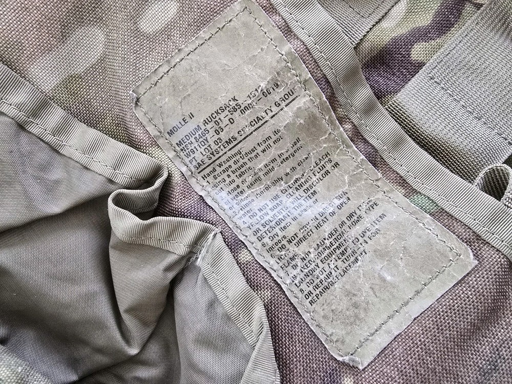 USGI MOLLE II Medium OCP COMPLETE Rucksack Backpack Multicam Damaged