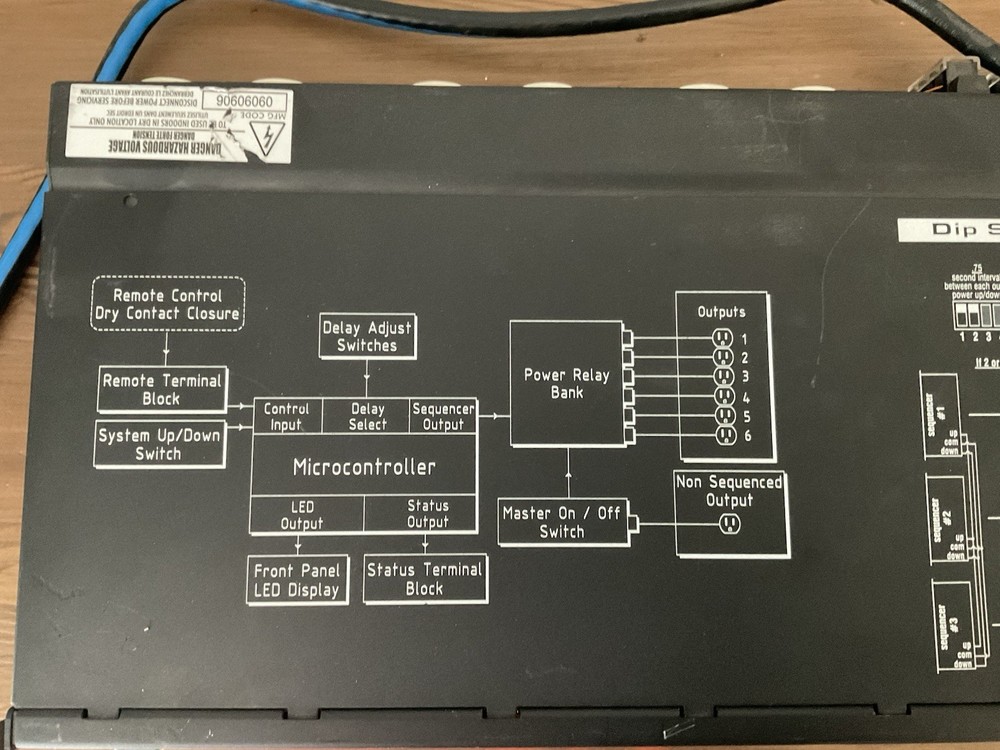 Middle Atlantic PDS-615R Power Sequencer - Rack Mounted