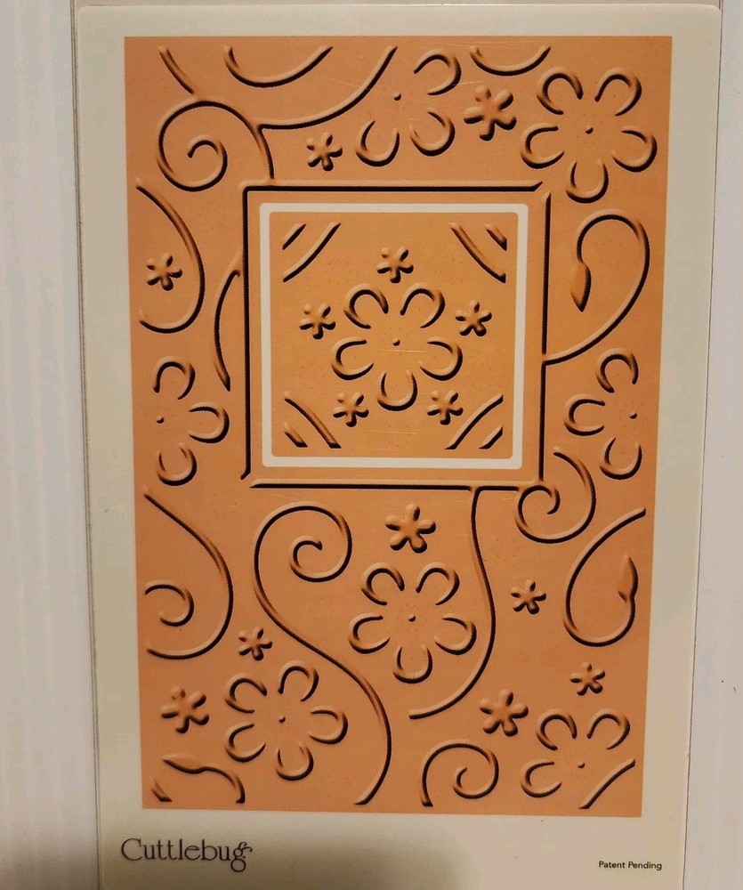 Cuttlebug Embossing Folder Embossing Plus Cut & Emboss PERFECT PERENNIALS
