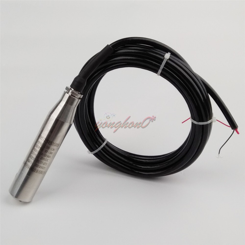4-20MA Water Level Transmitter Liquid Level Transducer Sensor 0.5m Range