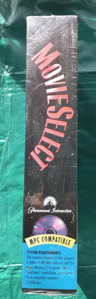 NIP Movie Select MPC Compatible Paramount Interactive Guide Windows PC Sealed