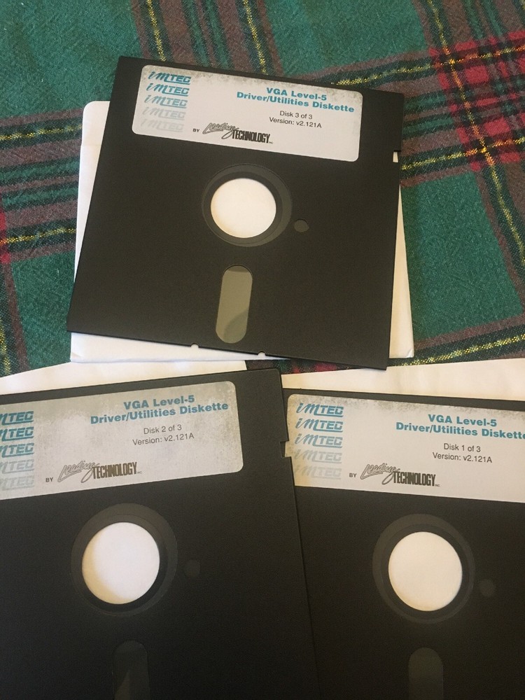 Imtec VGA Level 5 Driver / Utilities Diskettes
