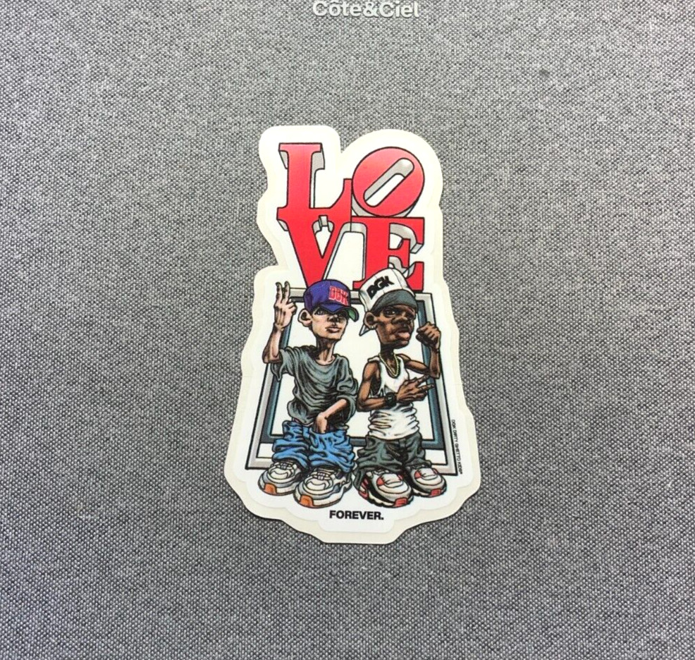 DGK Love Forever Skateboard Sticker 4.57"