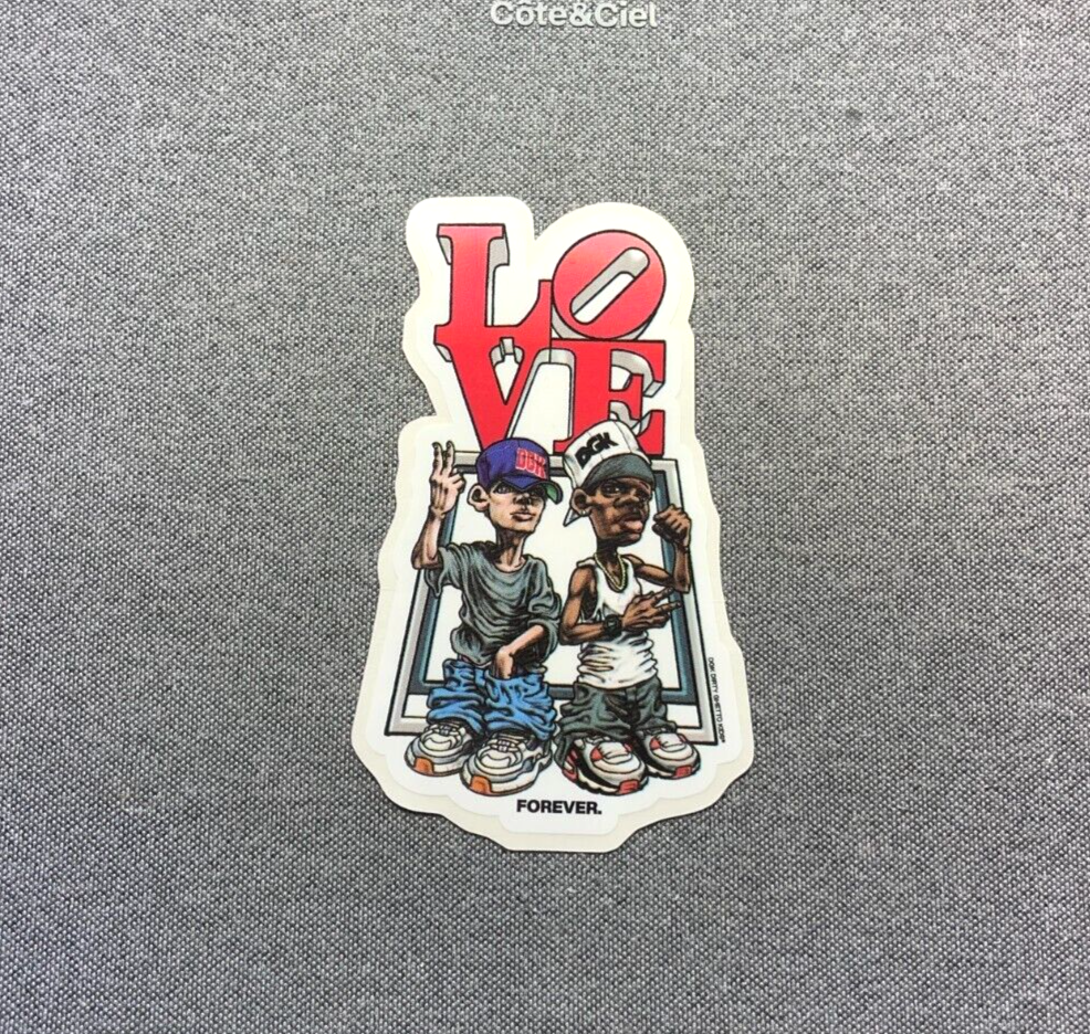 DGK Love Forever Skateboard Sticker 4.57"