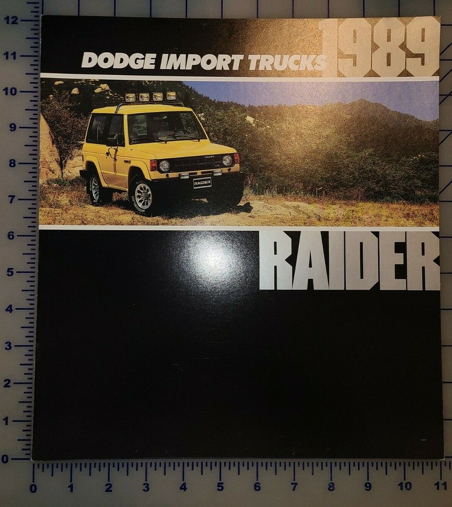 1989 Dodge Raider Truck Brochure