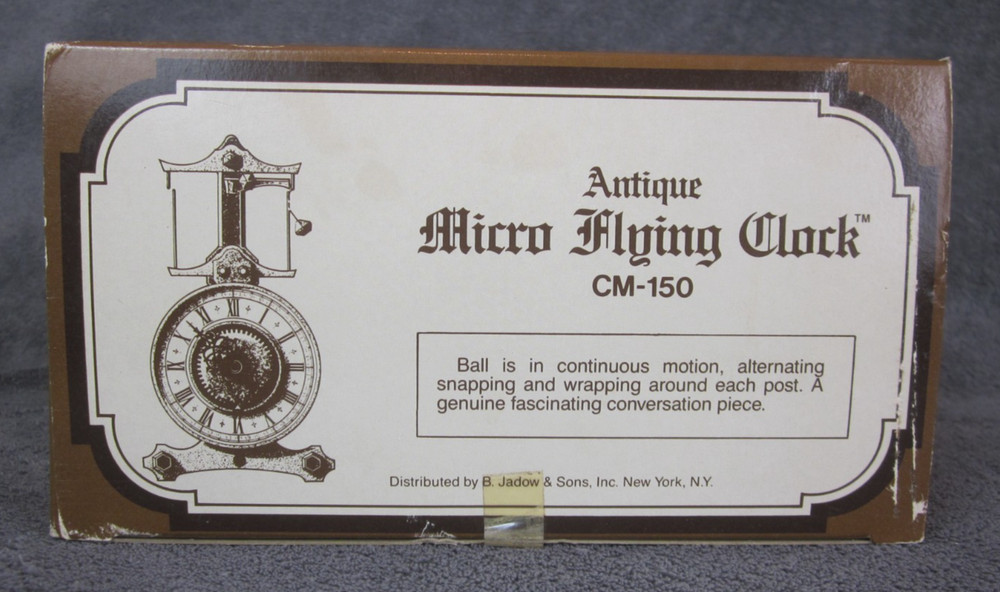 Micro Flying Clock: CM-150: Made in Japan: COMPLETE w/ BOX & EVERYTHING ELSE