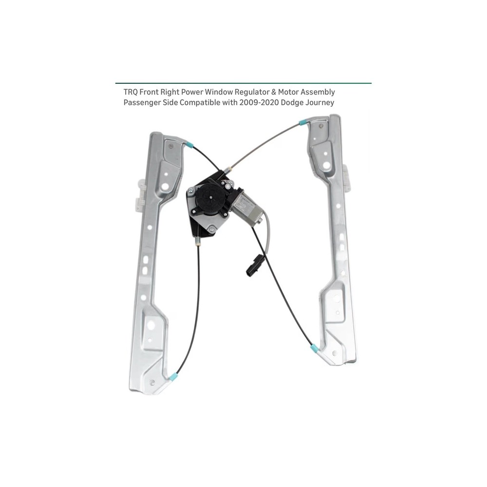 TRQ Front Right Power Window Regulator Motor Assembly Dodge Journey 2009 2010