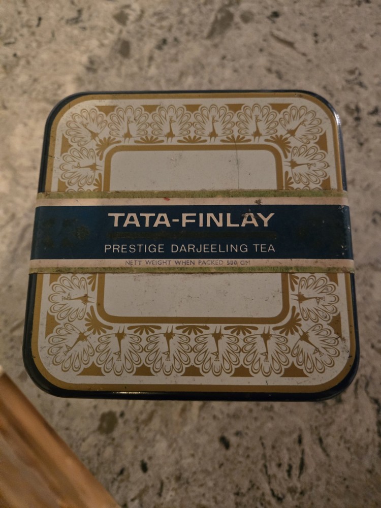 Tata-finlay Darjeeling Tea Tin Vintage