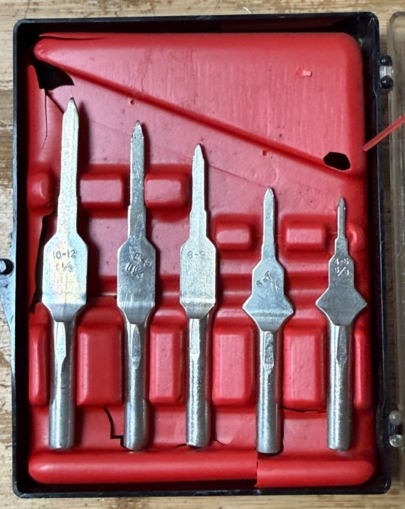 5 Piece Oxwall Wood Screw Drill Pilot Bits