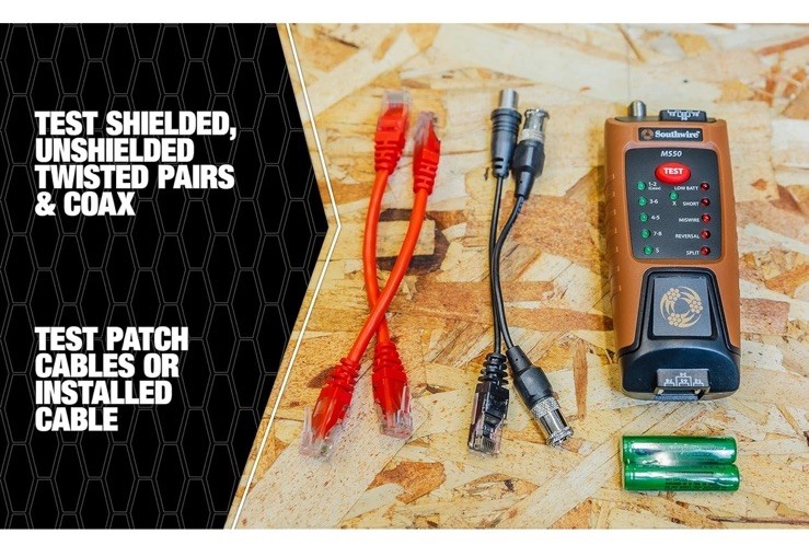 Southwire TESTER, M550 CONTINUITY FOR DATA, COAX Original Version