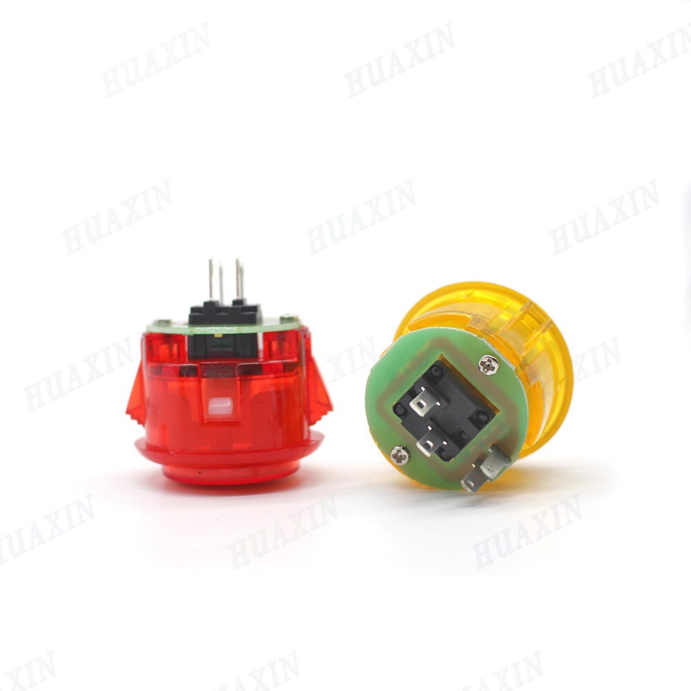 10PCS LED lit Arcade Push Buttons MAME Multicade 5V 30MM LED PUSH BUTTON