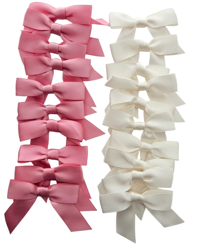 Anna Griffin 20 piece White and Pink Bows