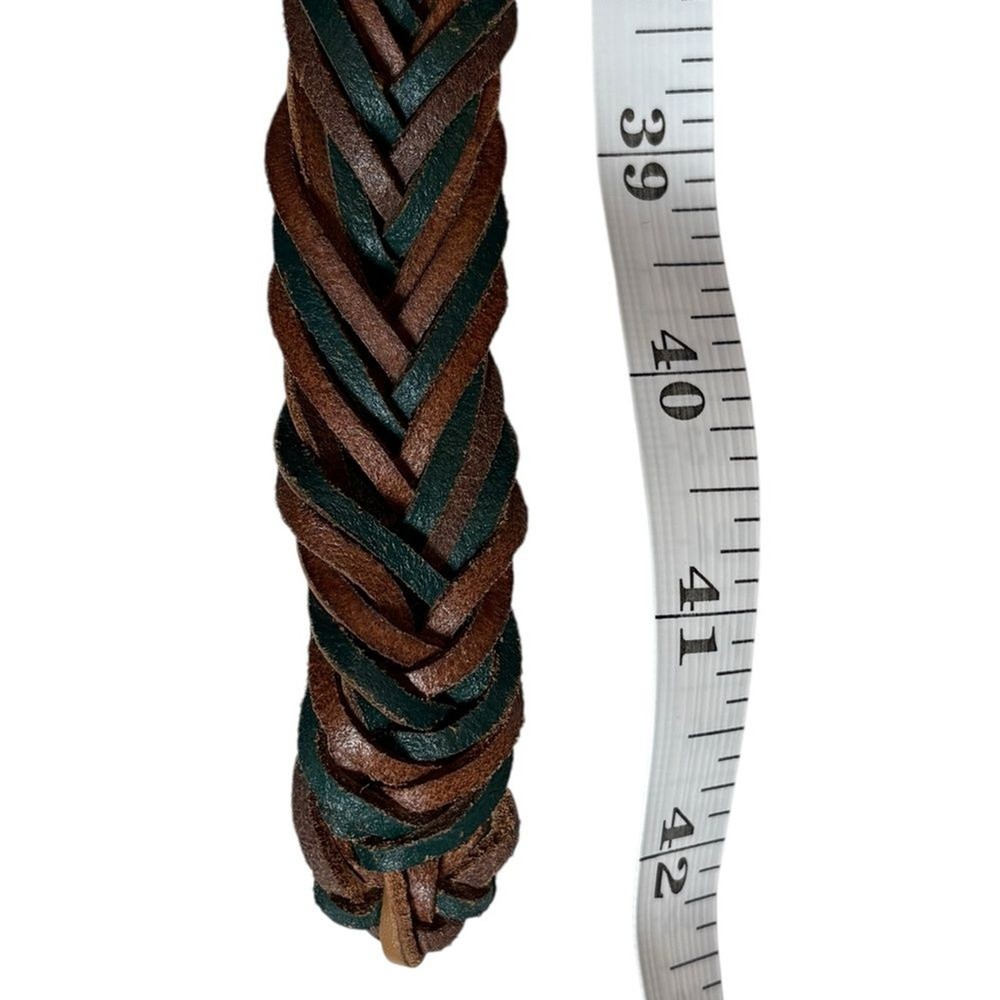 Fossil Multicolor Braided Leather Belt
