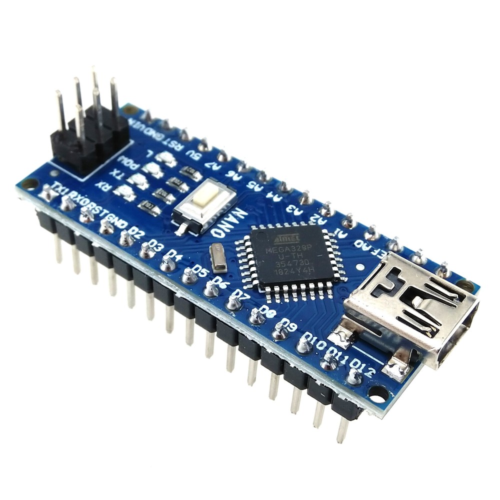 Nano V3.0 ATmega328P CH340 Microcontroller 5V Soldered Serial Board USB Cable