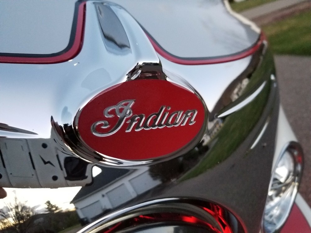 Indian Roadmaster/Chieftain Headlight Bezel Background Decal/Sticker/Emblem