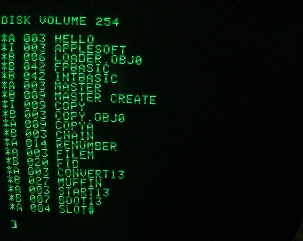 Apple II DOS 3.3 System Master 5.25” 2-in-1 Floppy Disk