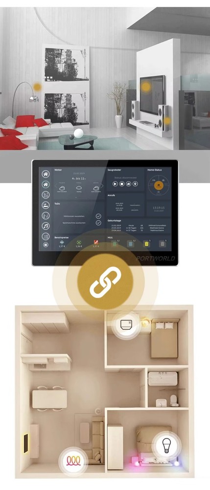 Home Automation 10 Inch Central Control Panel