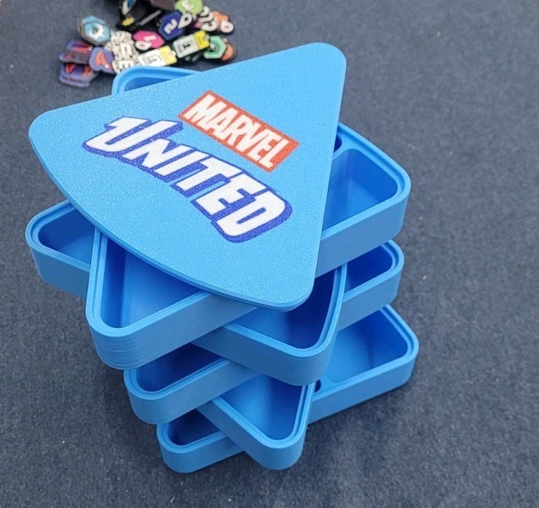 Marvel United Token Trays - 5 Trays plus Lid