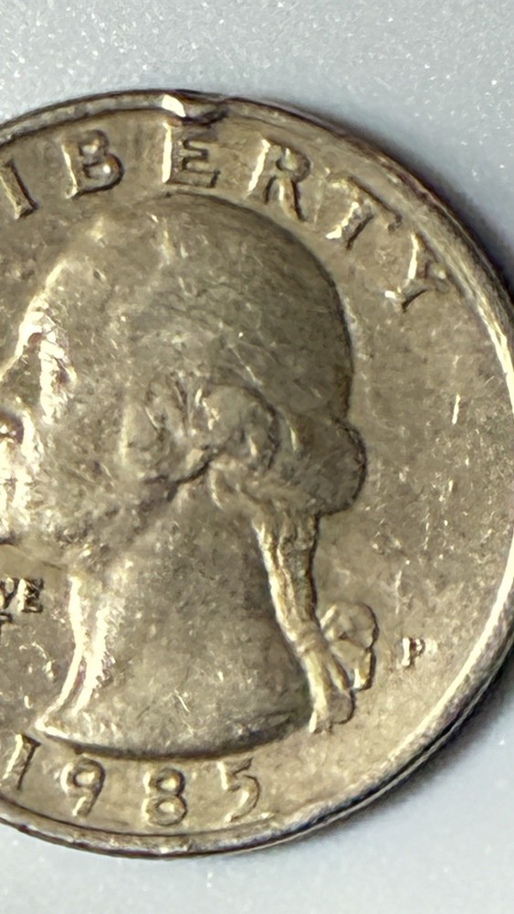 1985 p quarter error