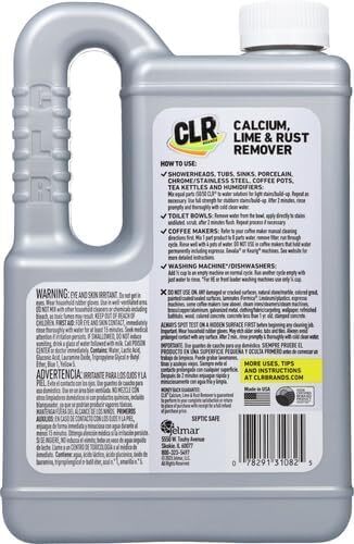 28 Fl Oz Multi Use Cleaner Dissolves Calcium Lime Rust Safe for Plumbing