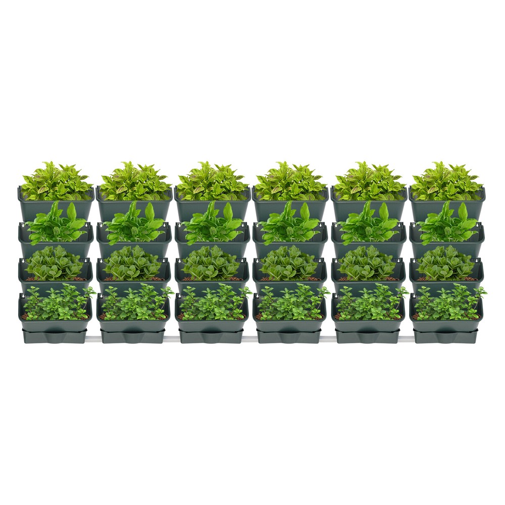 Hanging Vertical Garden Planter - 24 Pots With Automatic Watering System