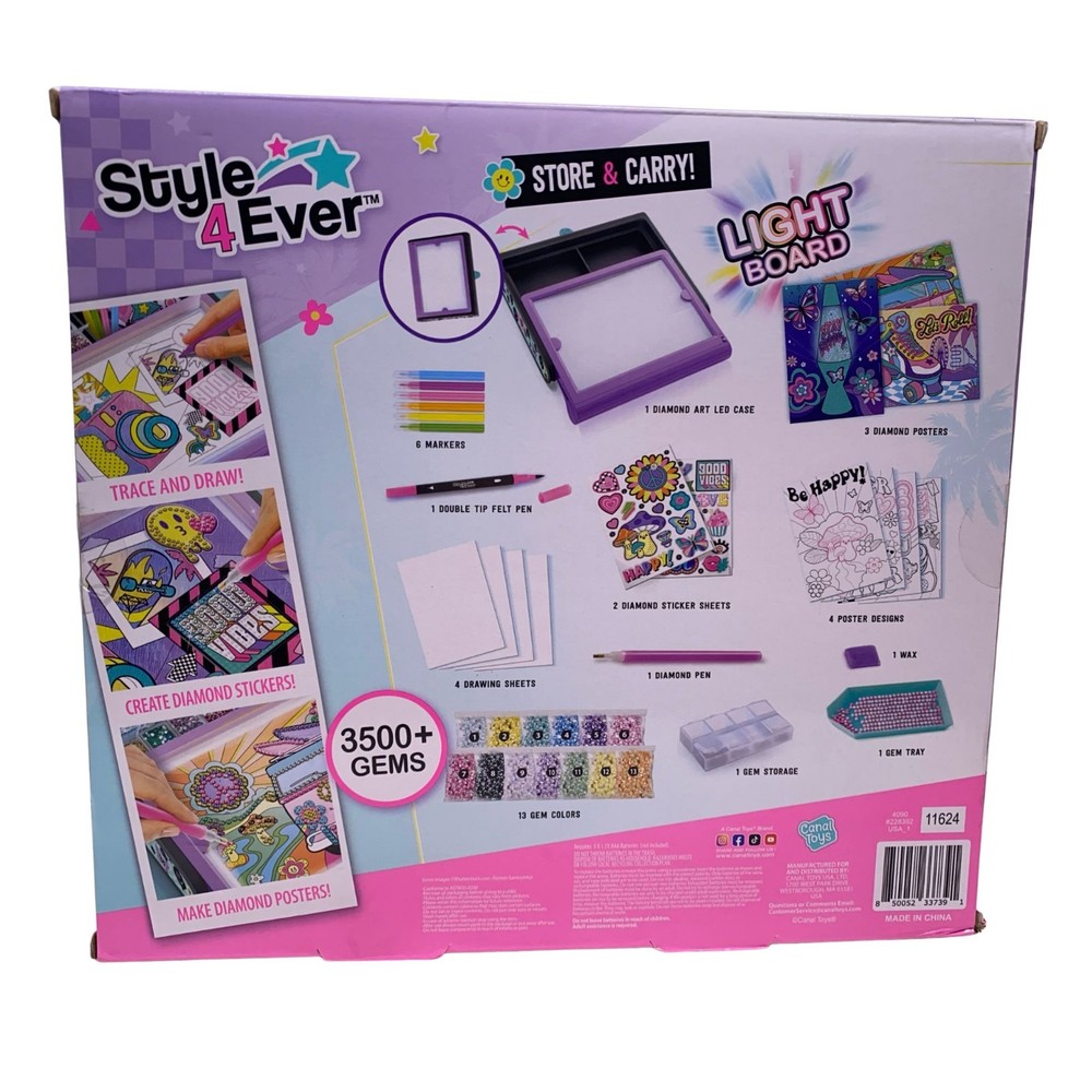 Style 4 Ever Diamond Art LED Case Light Board Kit 1 Pack