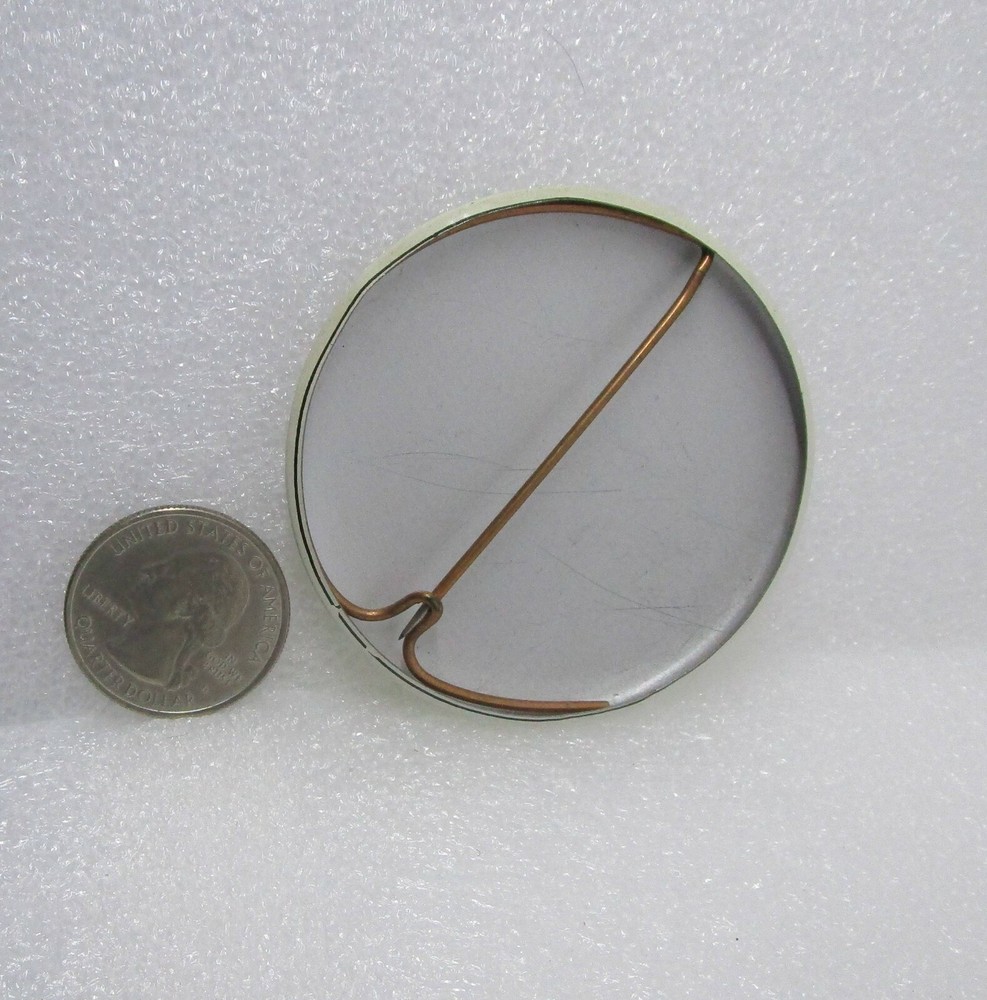 I Live In Tenement Square Button Pin