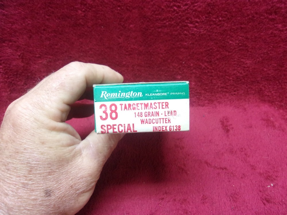 Vintage Remington 38 Special Targetmaster, Ammo Box, (Empty)