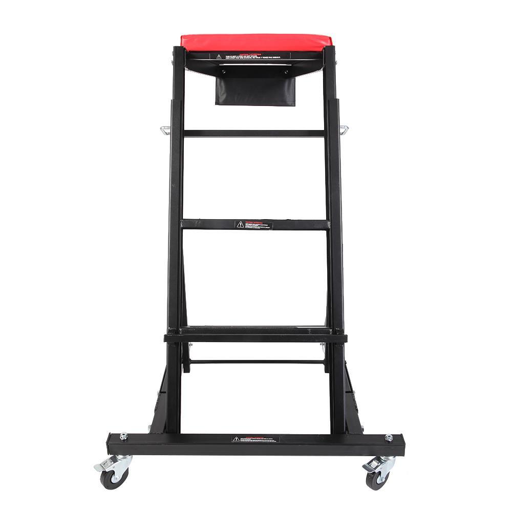Foldable Topside Automotive Engine Creeper Seat Movable Ladder Adjustable