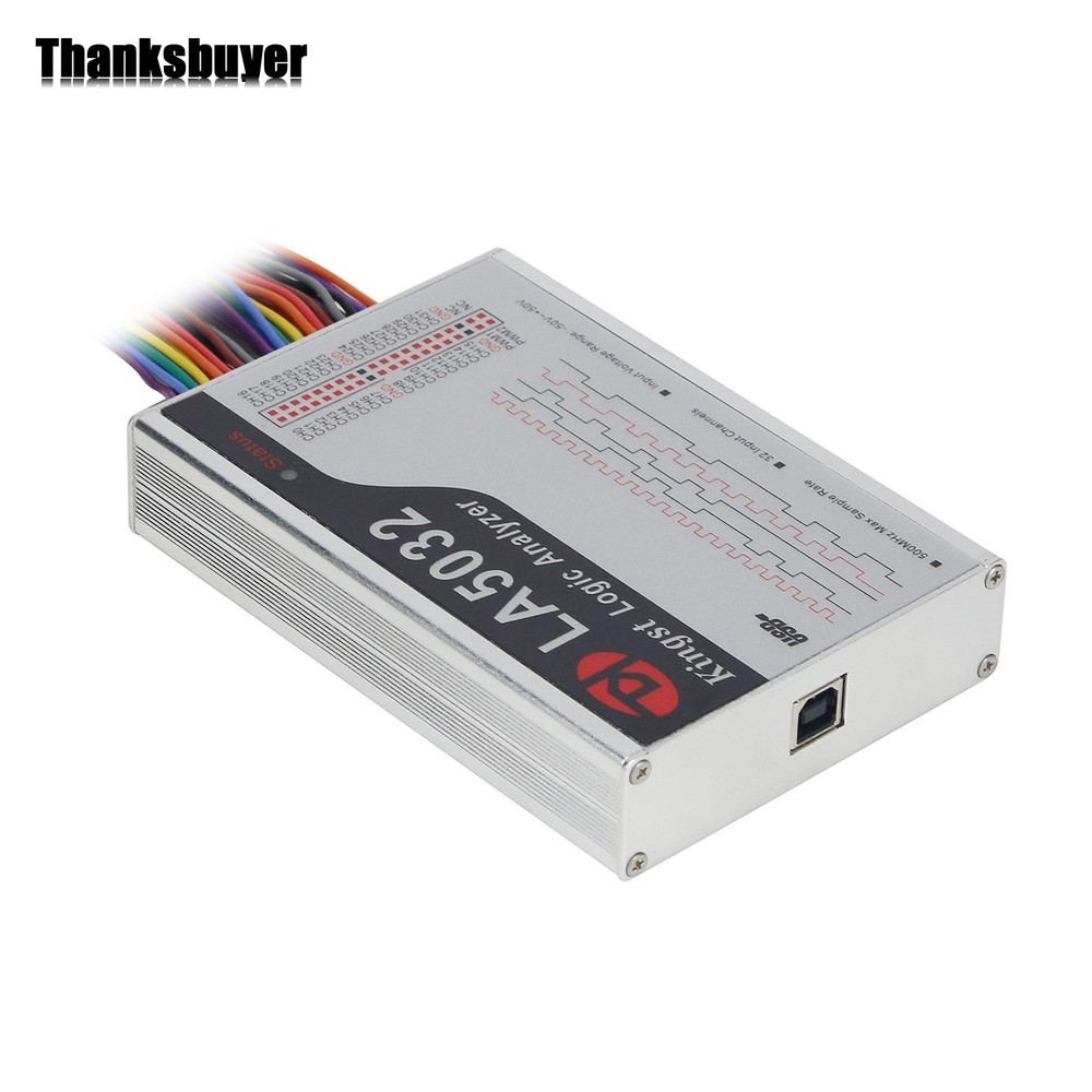 LA5032 USB Logic Analyzer Kit 32 Channels 500MHz Sample Rate 80MHz Bandwidth