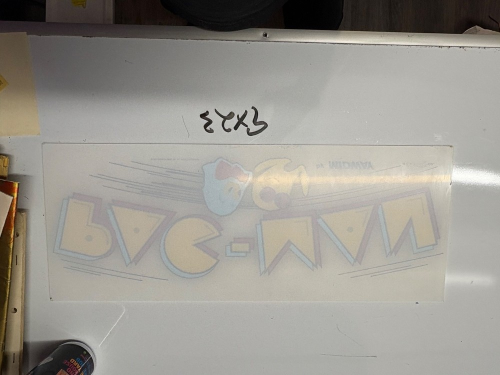 NEW Licensed Pacman marquee ** Original plexi **