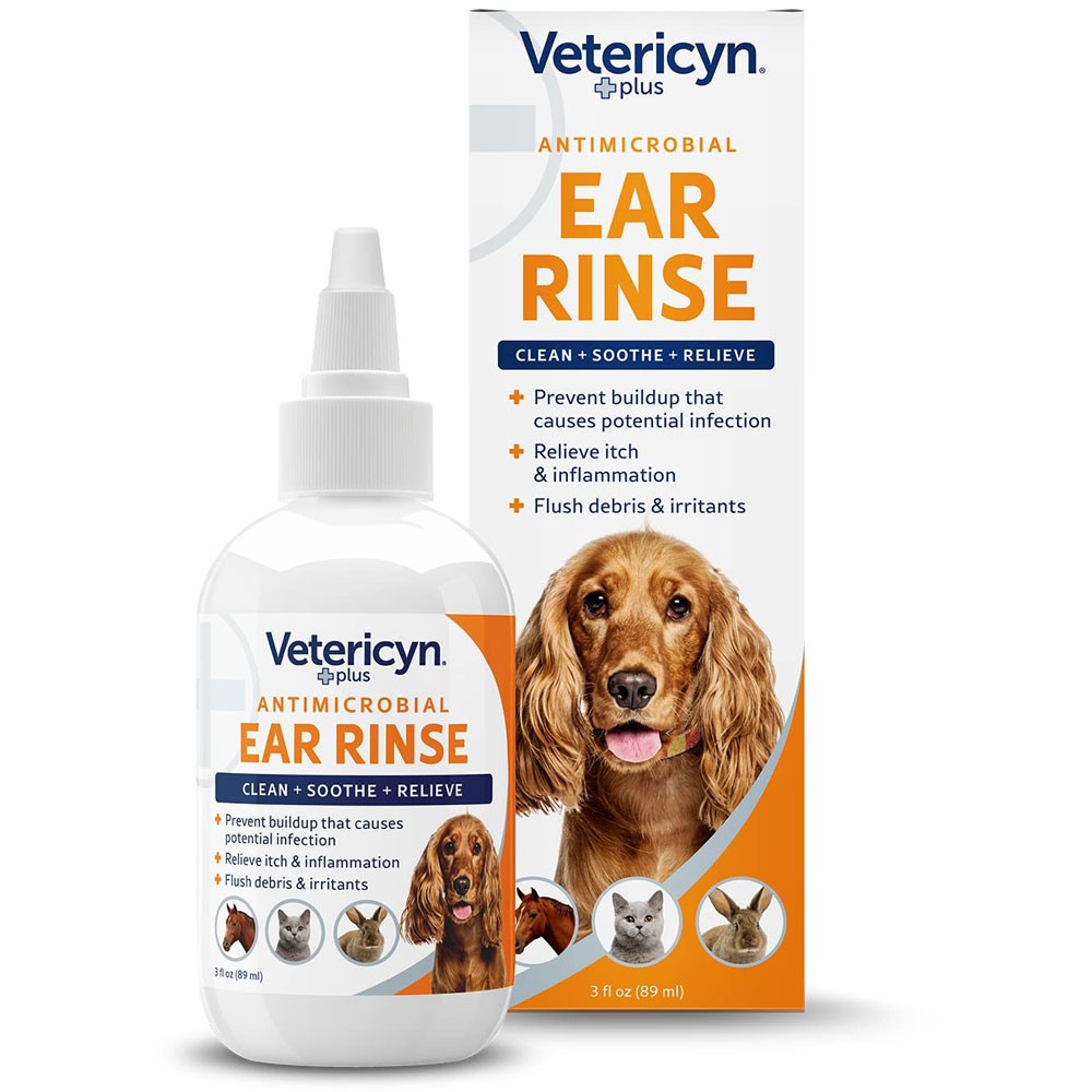 Vetericyn Plus Antimicrobial Ear Rinse For Dogs
