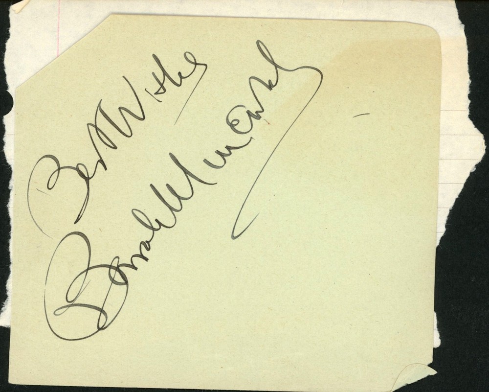 Vintage Mystery Autograph - Who is This?