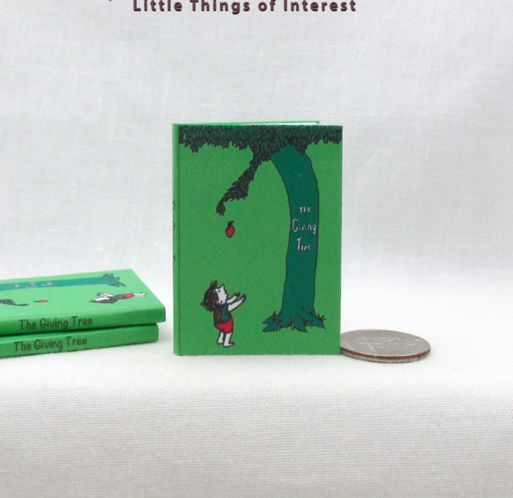 1:6 Scale THE GIVING TREE Miniature Playscale Readable Illustrated Book
