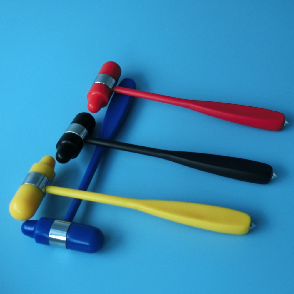 4pcs colour mixture Nerve reflex hammer Plexor percussion clinics hammer nerve
