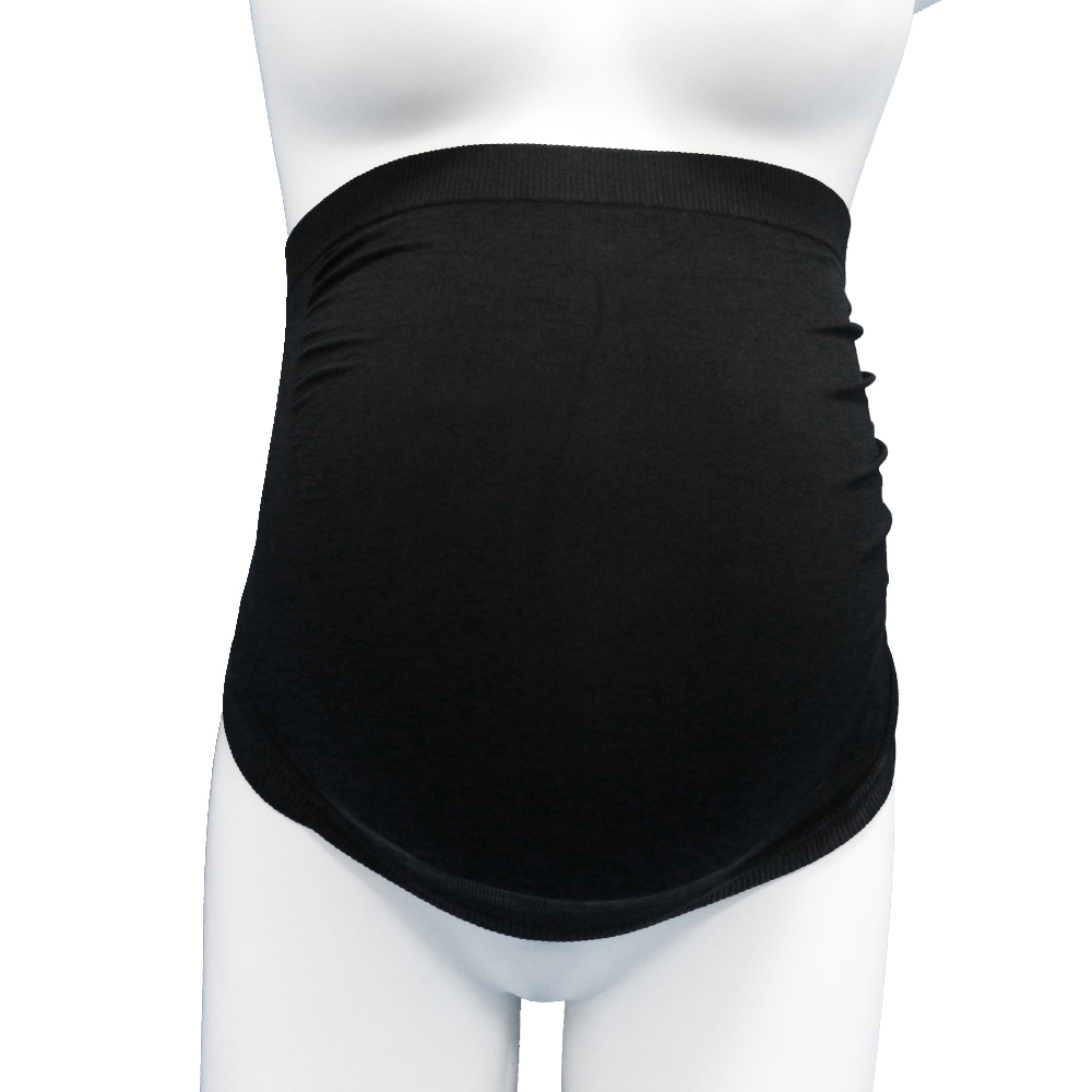 Seamless maternity pregnancy belly band for back support