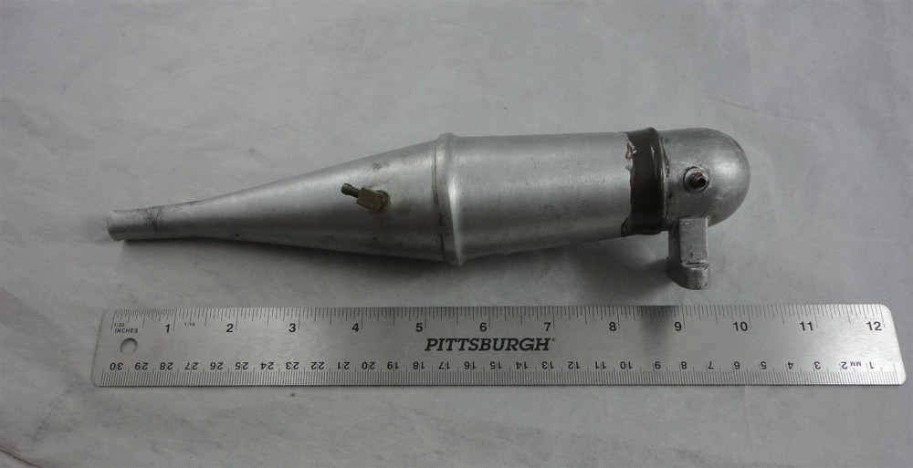 Radio Controlled Airplane Nitro Engine Tuned Pipe (10" long)