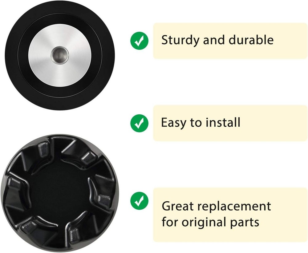 Mudder 5 Packs 9704230 Blender Coupler Coupling Replacment Black