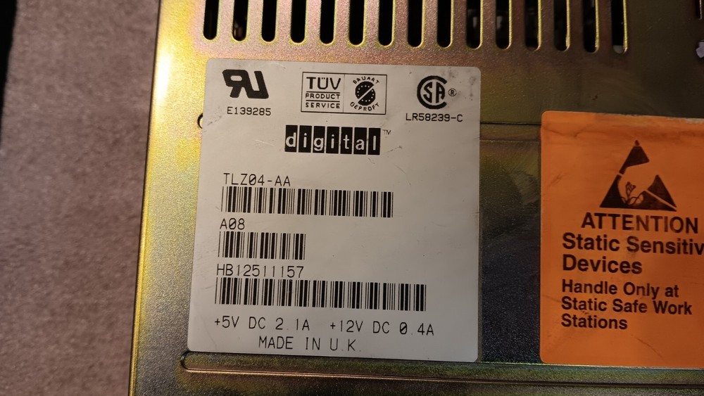 DEC TLZ04- AA DDS1 4MM Tape Drive