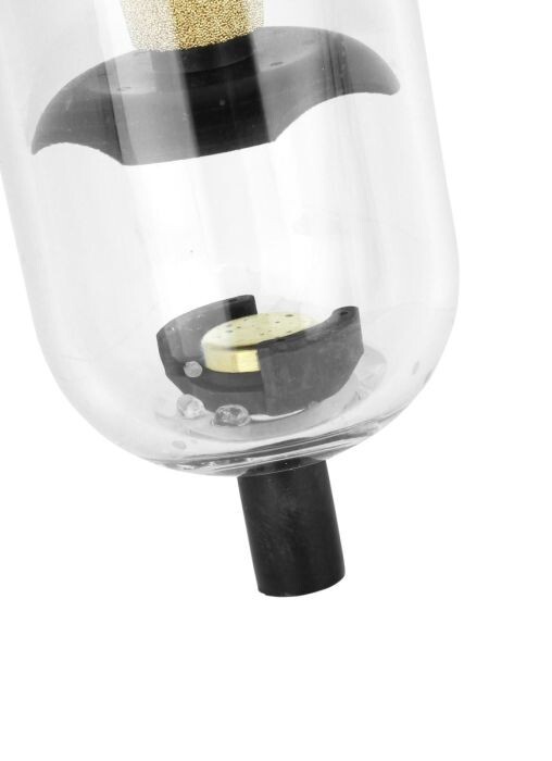 Milton® 1/2" NPT Polycarbonate Micro Filter, 150 PSI, 48 SCFM