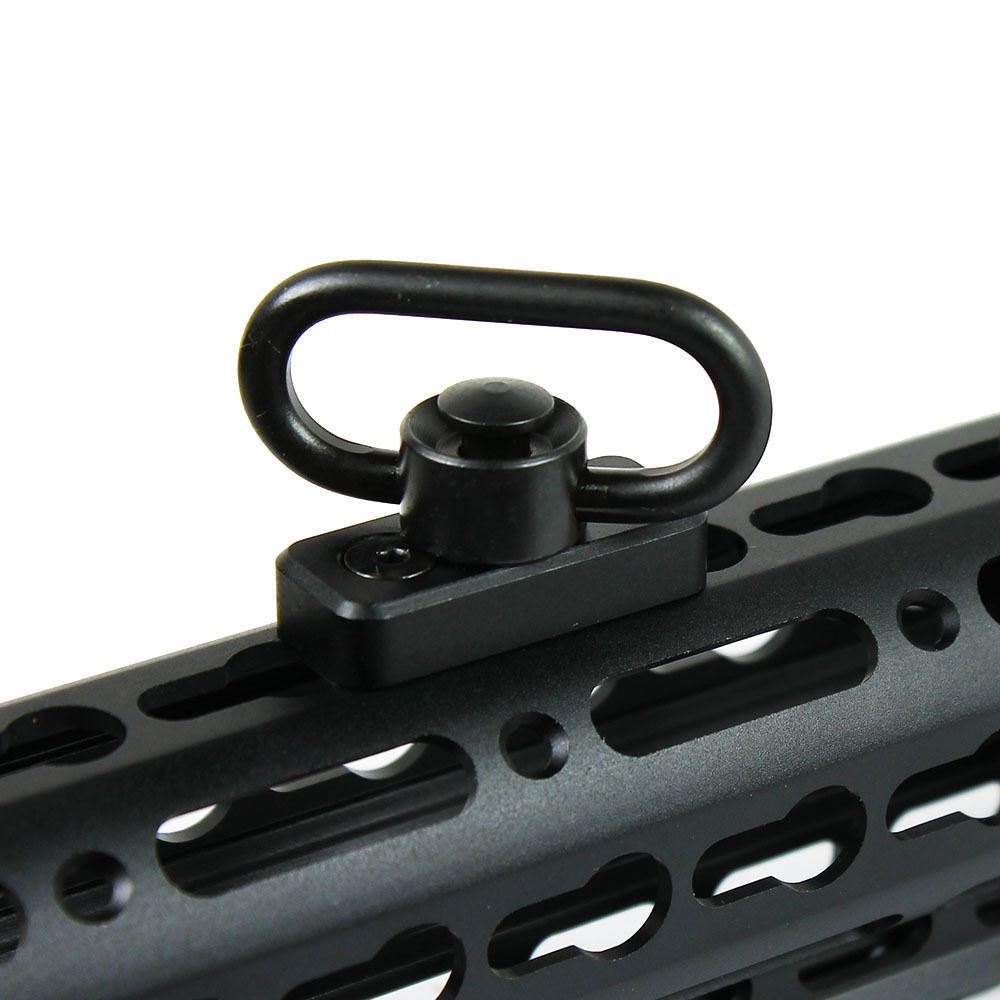 KeyMod Modular Direct Attachment Push Button Quick Detach QD Sling Swivel Mount