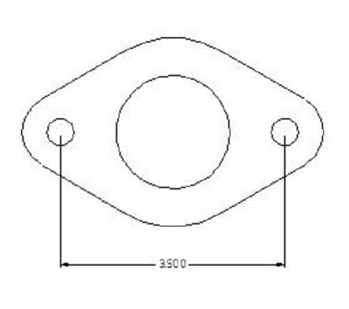 OFFROAD ANONYMOUS Tube Flanges-Shape: Square, Size: 2.0"