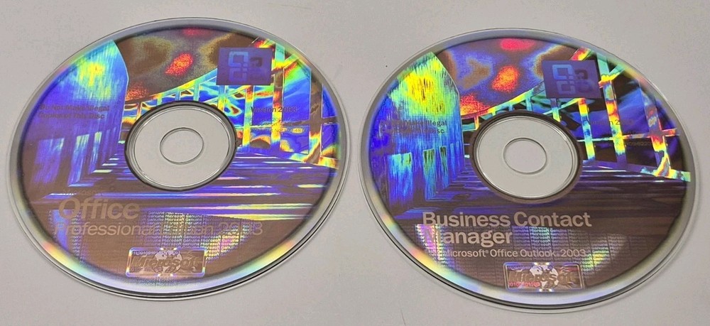 Microsoft Office Professional Edition 2003 CD w/Contact Mgr & Key Tested