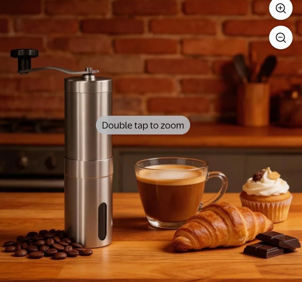 One Stainless Steel Ceramic Coffee Mill