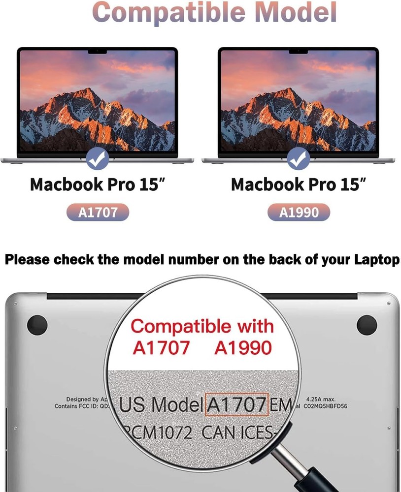 2-Pack Anti Blue Light Matte Screen Protector for MacBook Pro 15 (2016-2019)