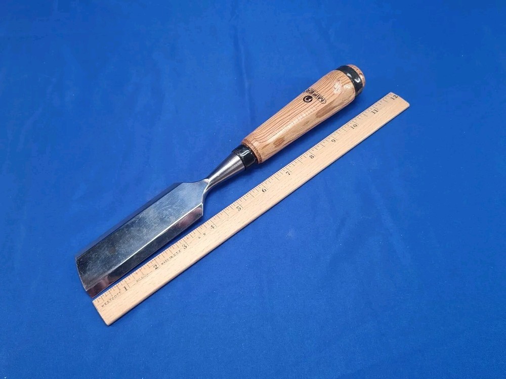 Mifer 1 1/2" Bevel Edge Socket Chisel (edge needs some TLC)